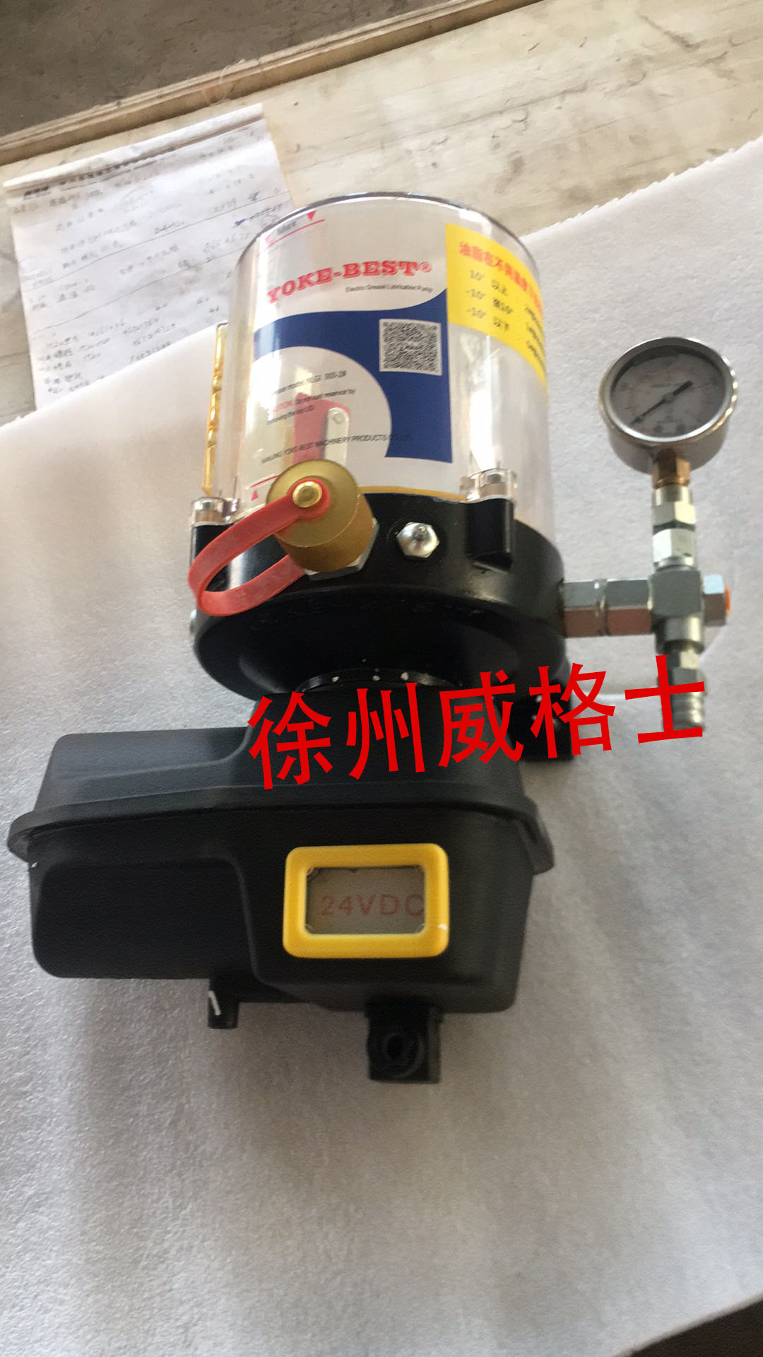 Sany paver central lubricating grease pump 8062996