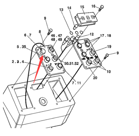 Danapak emergency stop switch part number 47009302