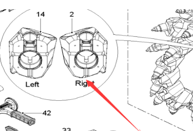 Danapak F141 intermediate bearing seat part number