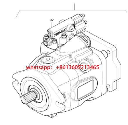 Laying machine fan gear pump part number 481203824