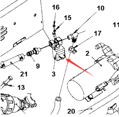 Roller sprinkler solenoid valve assembly part numb