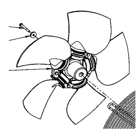 Danapak paver cooling fan part number 390607