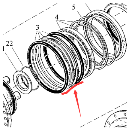 Roller reducer oil seal part number 4700935381