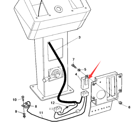 Laying machine 12v relay part number 792548