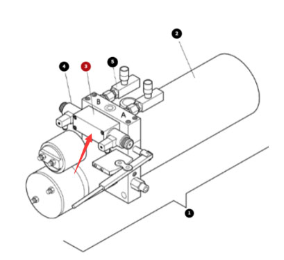 Laying machine hose part number 960861419