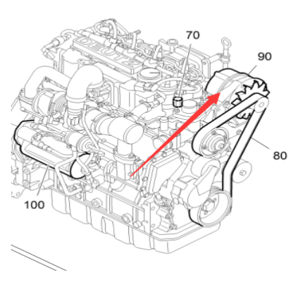 Paver engine generator 2308759