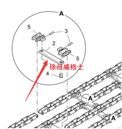Imported paver scraper part number 2072673