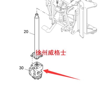 摊铺机转向机零件号2056447
