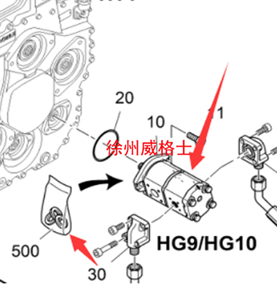  18/10000 实时翻译 划译 Paver Hammer Double Gear Pump 23
