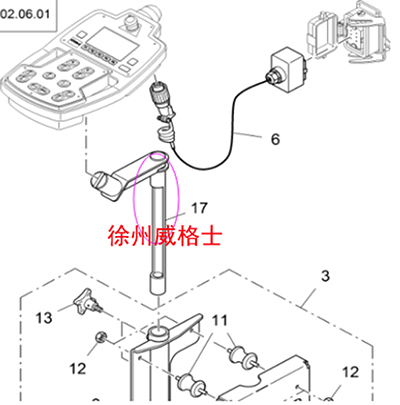Side control box bracket for paver 2105199