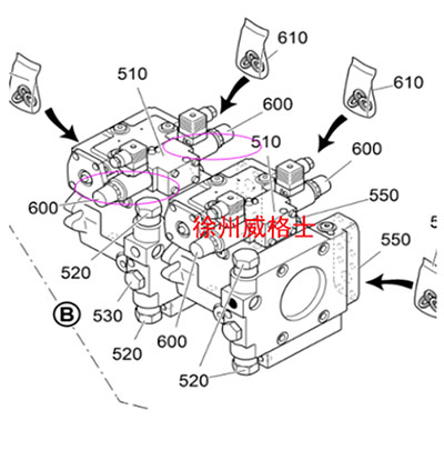 Spreader feeding pump solenoid valve coil 2081438