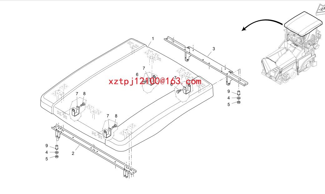 S1600-3 paver ASSEMBLY SHEET 2054780