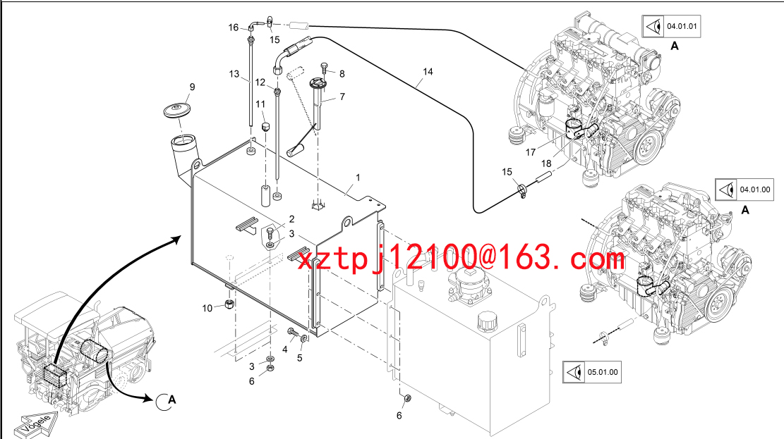 S1300-2 paver FITTINGS 9619021077