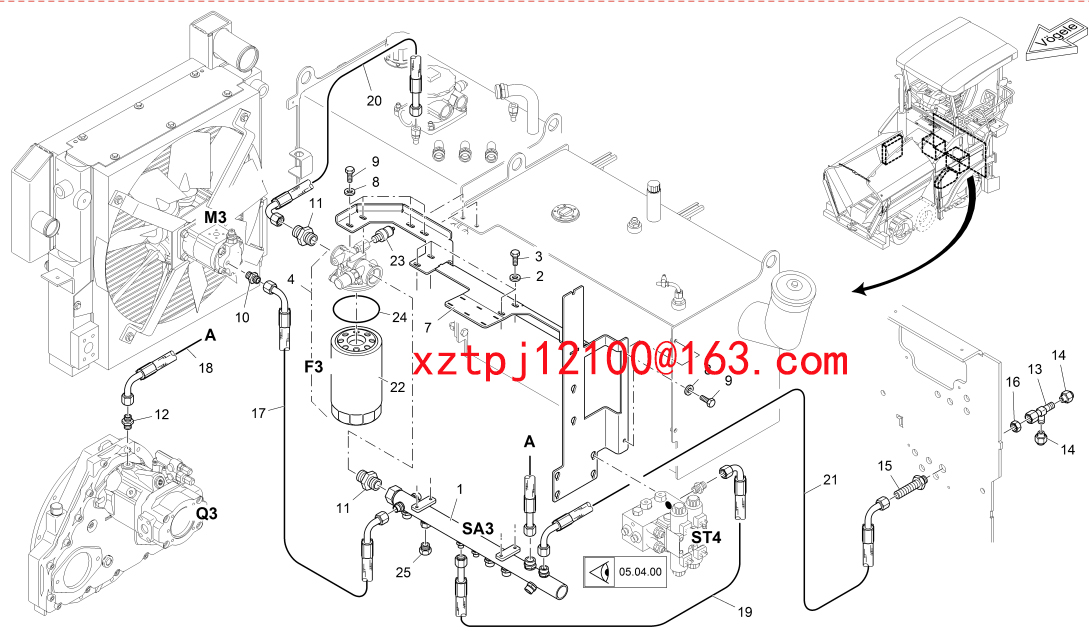 S1300-2 paver INDICATOR 9624611002