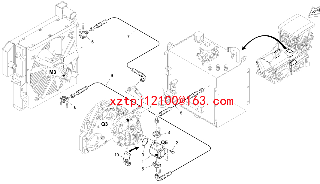 S1300-2 paver O-RING SEAL 9630580062