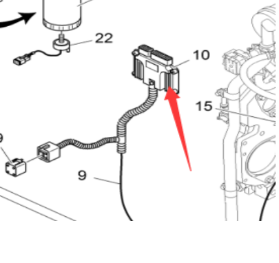 Fogler paver engine computer 2053461
