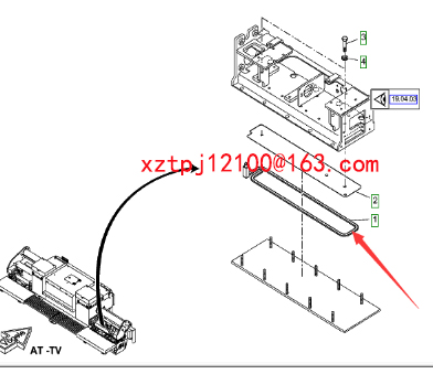 Paver ironing bottom plate heating rod 2341960