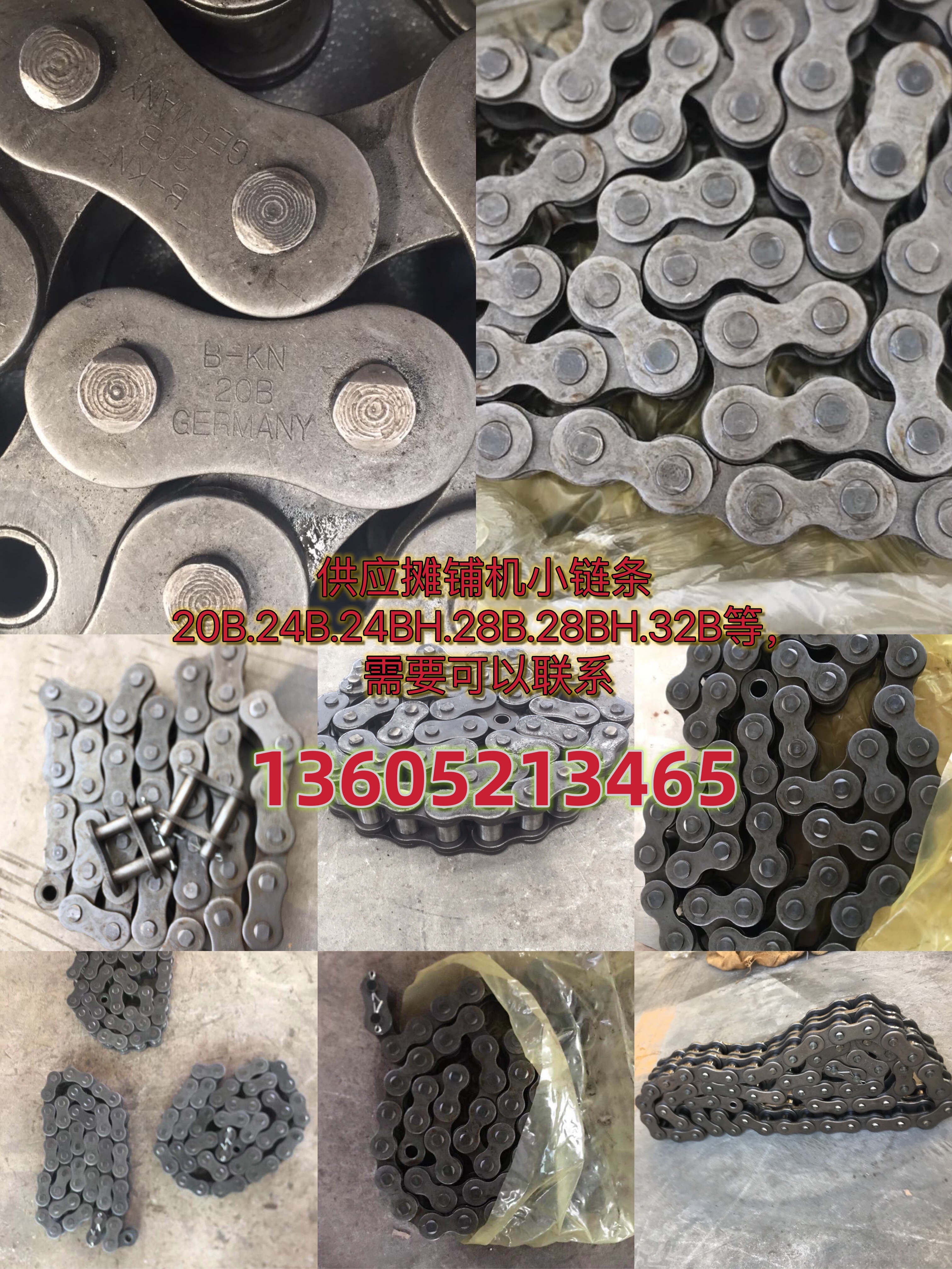 Fogler S1800-2 paver roller chain 3301040065