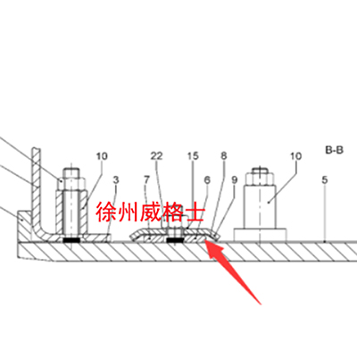 Paver 50cm ironing plate bottom plate heating rod 