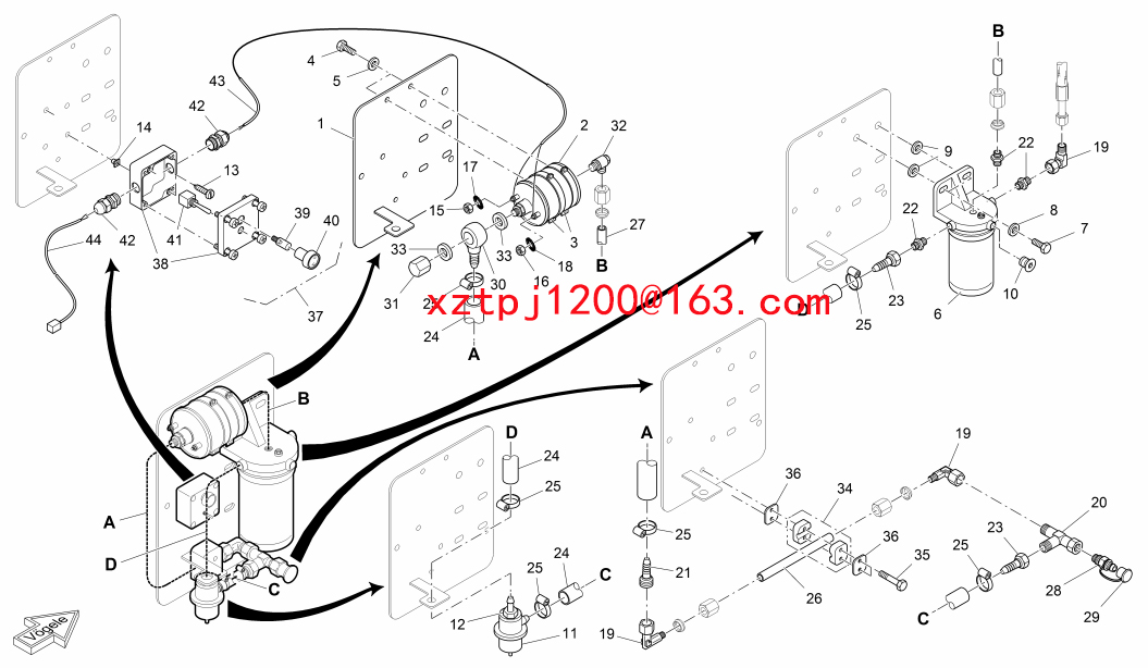 S1300-2 paver HOUSING 2041082