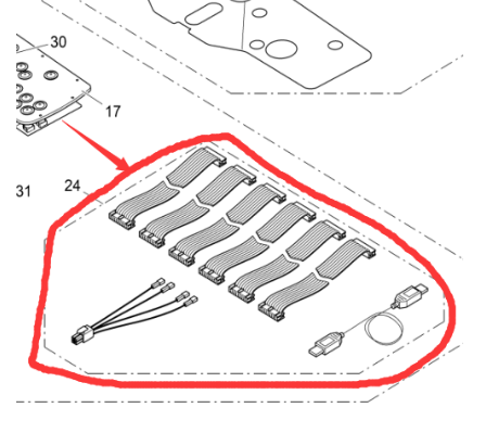 Fogler control panel cable kit part number 2134287
