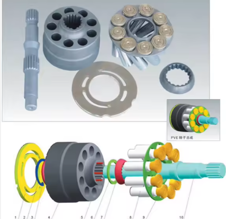 Vickers PVE12 PVE19 PVE21 Hydraulic Pump Spare Par