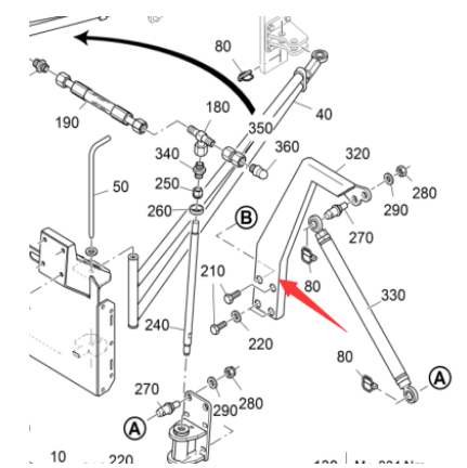 Fogler right bracket part number 2193670