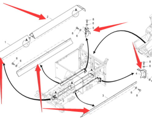 Fogler Scraper Chain Protection Repair Kit Part Nu