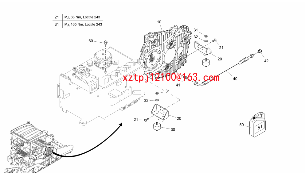 PUMP SPLITTER GEARBOX 2182569	