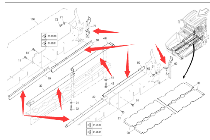 Fogler Scraper Chain Protection Repair Kit Part Nu