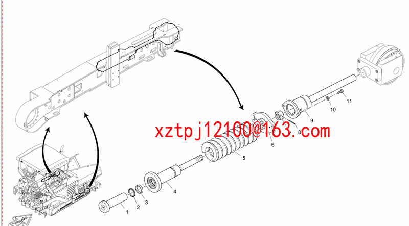 Vogele S1900-3L paver BOLT 4602032254