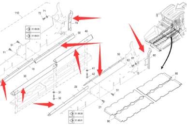 Fogler Scraper Chain Protection Repair Kit Part Nu