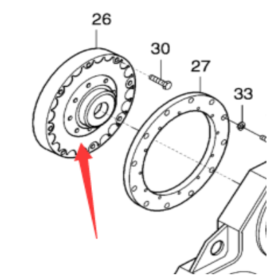 Danapak engine flywheel coupling part number 93353