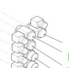 Volvo paver accessory three-way two-way valve part