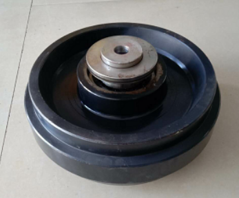 Laying machine track walking guide wheel part numb