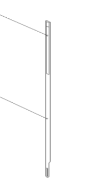 Volvo ABg7820 paver leveling ruler part number 806