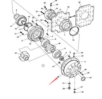 Laying machine diesel engine assembly part number 