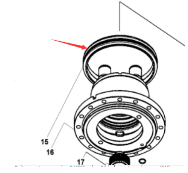 Floating oil seal part number 4812157159 for paver