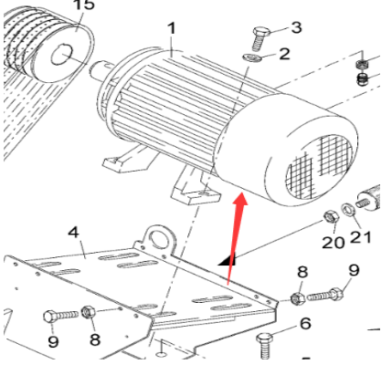 Fugler heating motor belt part number 3304211457