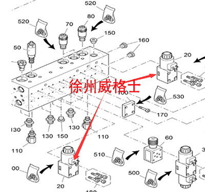 Fugler paver accessories oil cylinder solenoid val