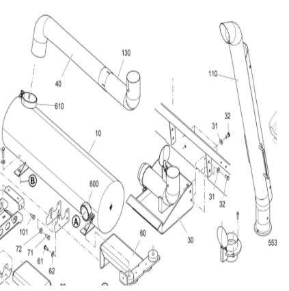 Vogler muffler bellows part number 2416526