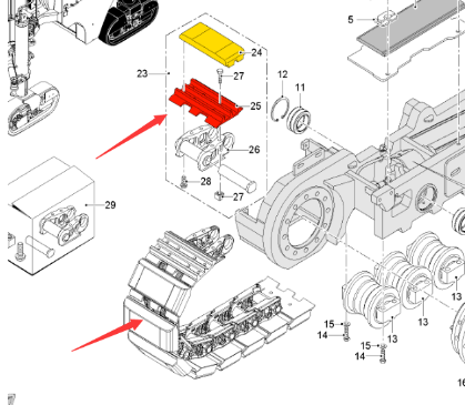 Wirtgen Track Chain Assembly Part Number 2121472