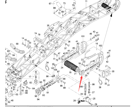 Wirtgen limit seat part number 43994
